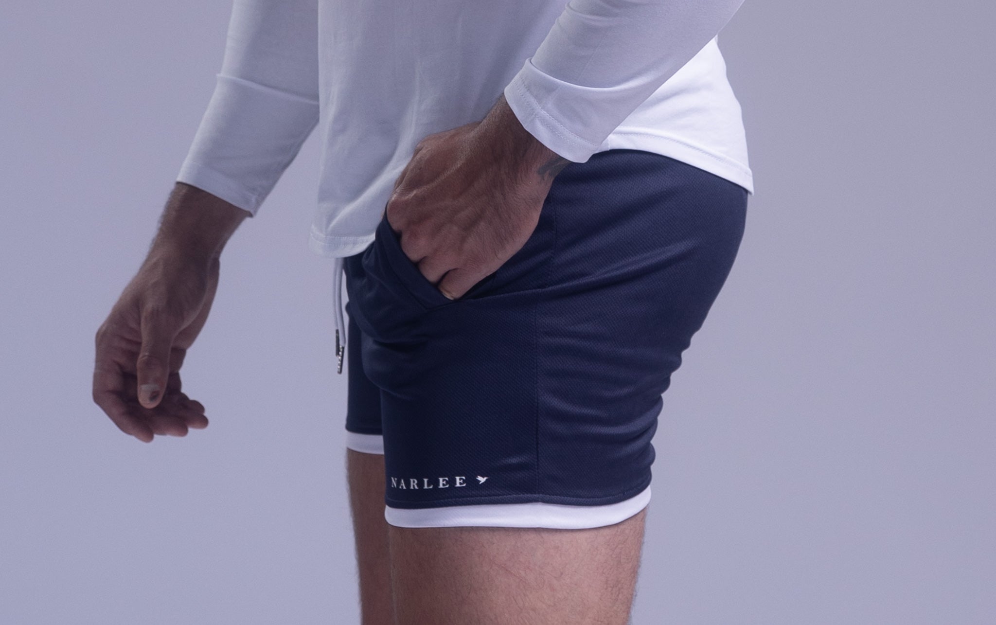 Signature Shorts Navy-Blue